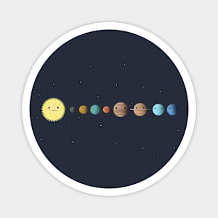 Cute Solar System Magnet